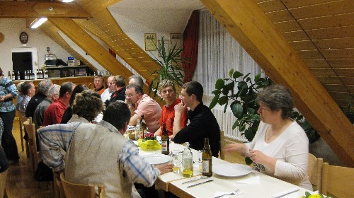 Helferfest 2010 – Begrüßung beim Helferfest
